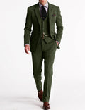 3 Piece Men’s Suit with Blazer Waistcoat and Trousers