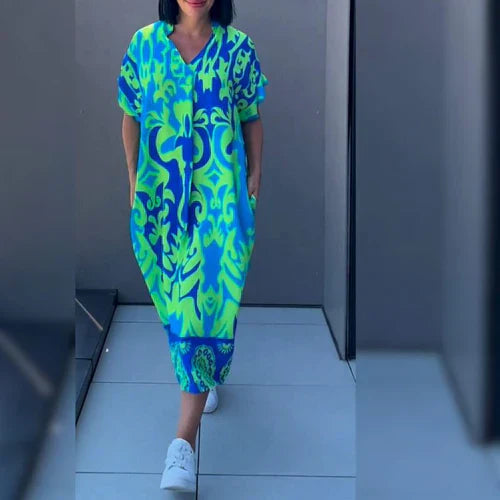 Women's Kaftan Midi Summer Dress