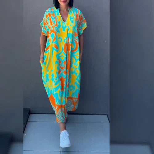 Women's Kaftan Midi Summer Dress