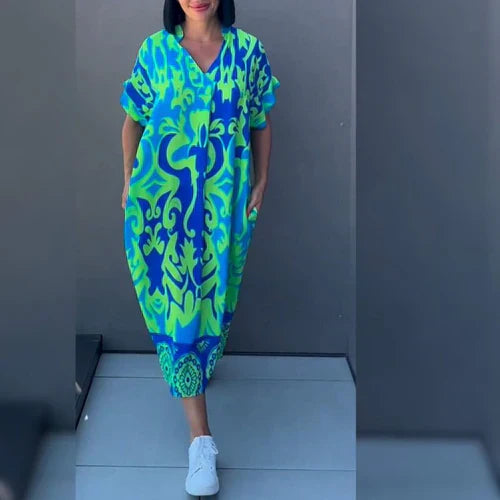 Women's Kaftan Midi Summer Dress