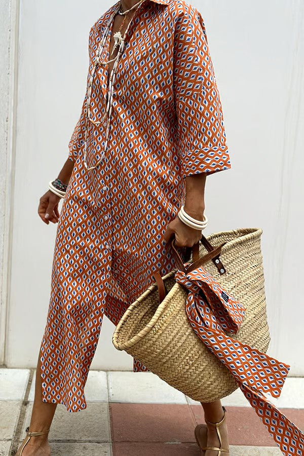 Women's Polo Midi Summer Dress