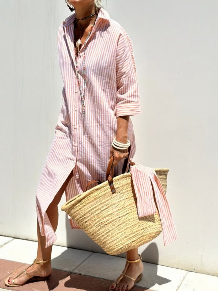 Women's Polo Midi Summer Dress