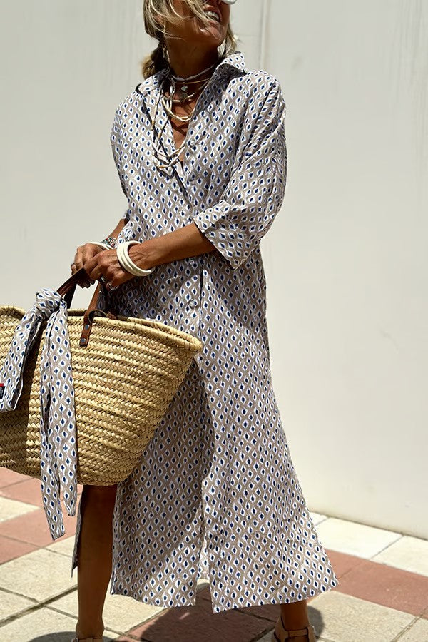 Women's Polo Midi Summer Dress