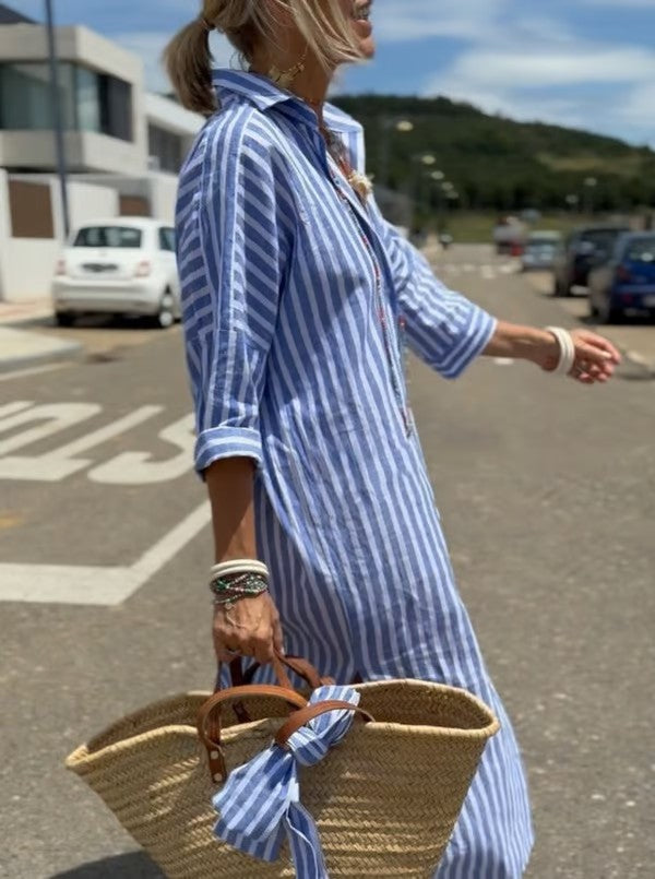 Women's Polo Midi Summer Dress