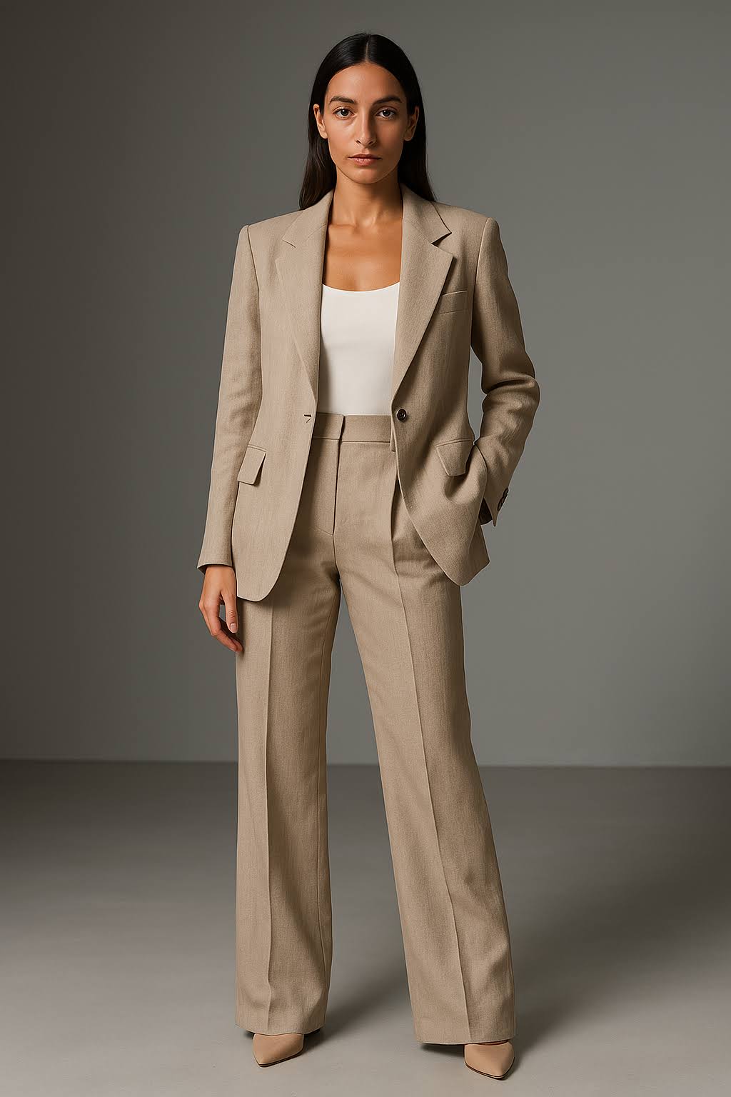 Women’s Two Piece Blazer and Pants Set