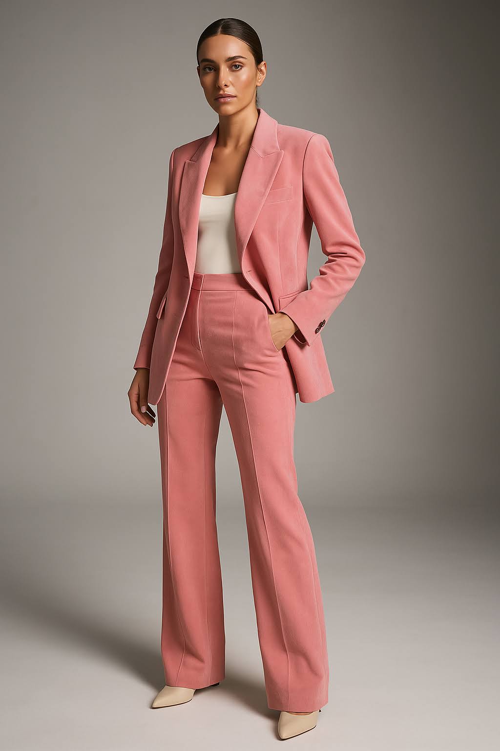 Women’s Two Piece Blazer and Pants Set