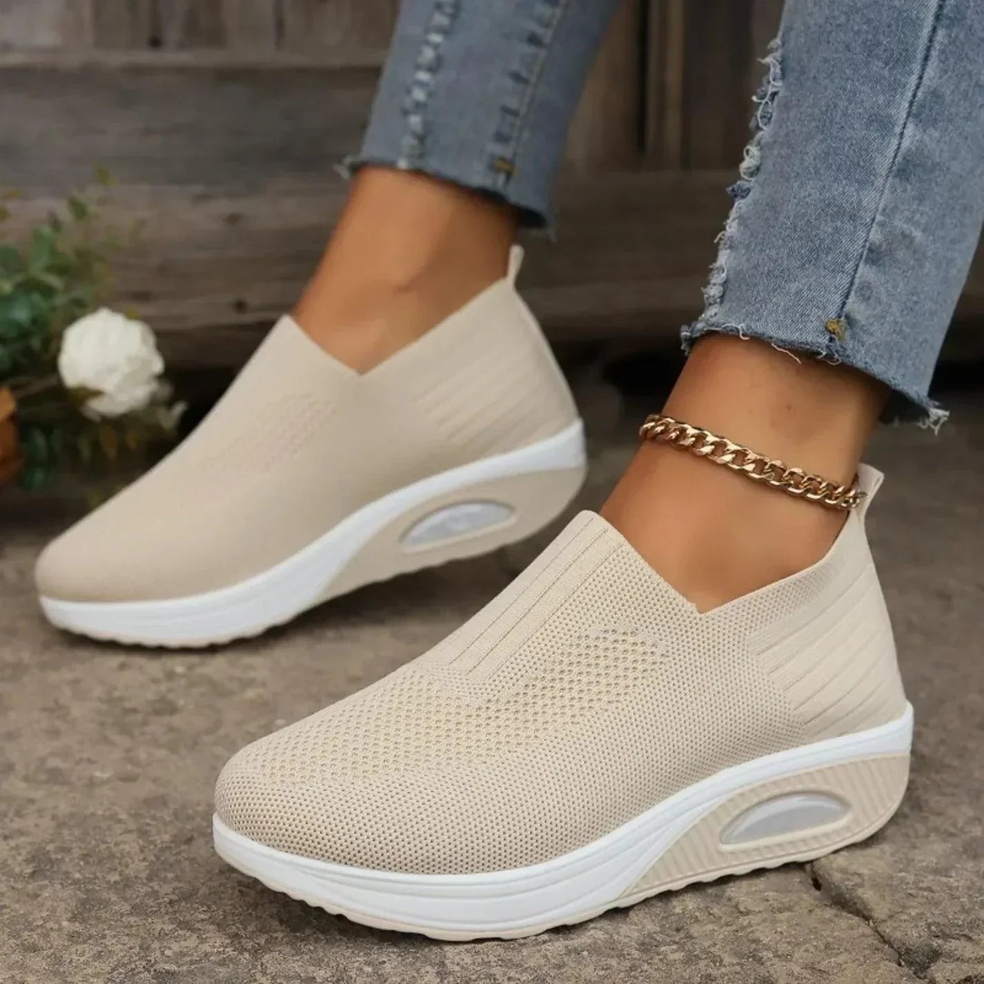 Easy Slip On Breathable Comfort Women's Sneakers