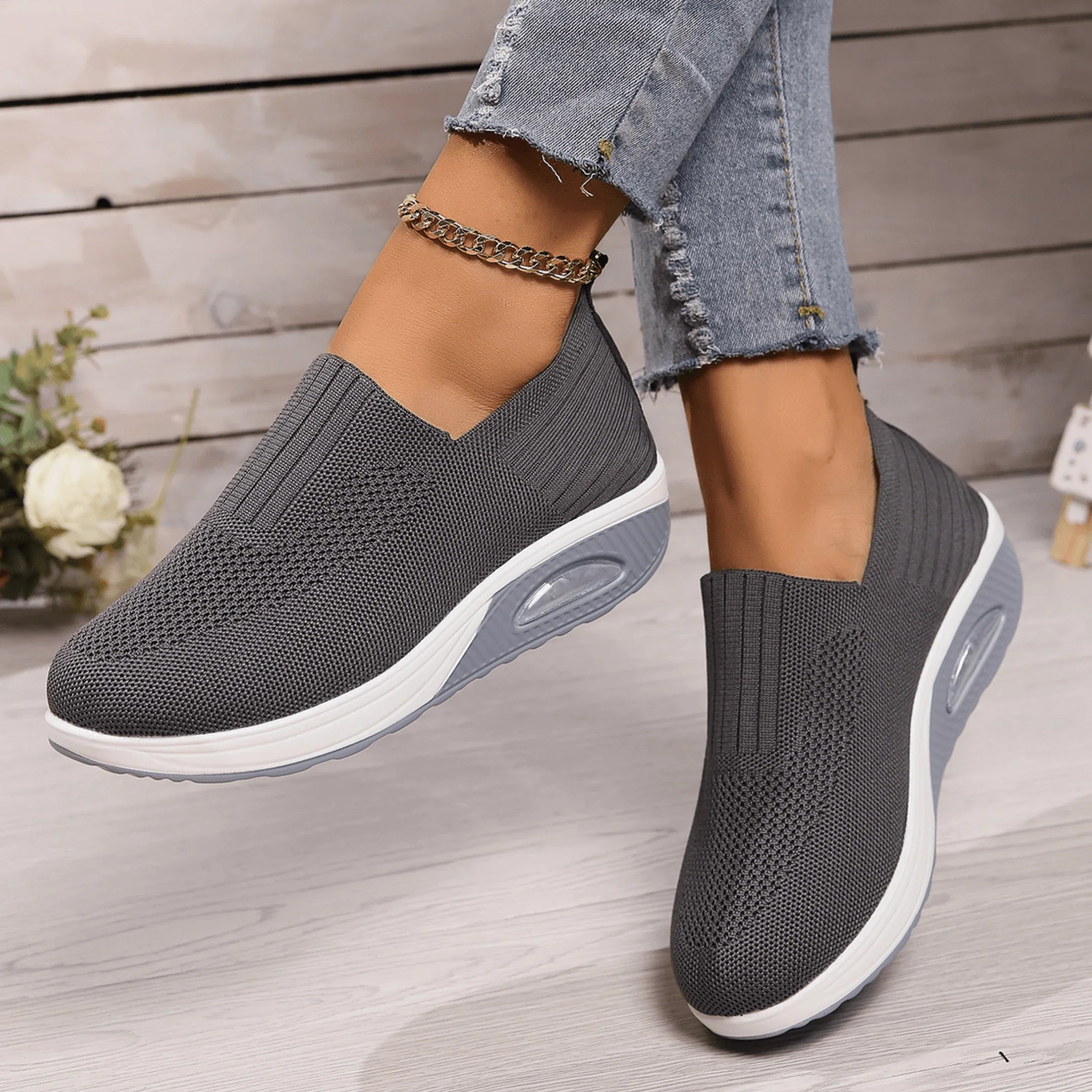 Easy Slip On Breathable Comfort Women's Sneakers
