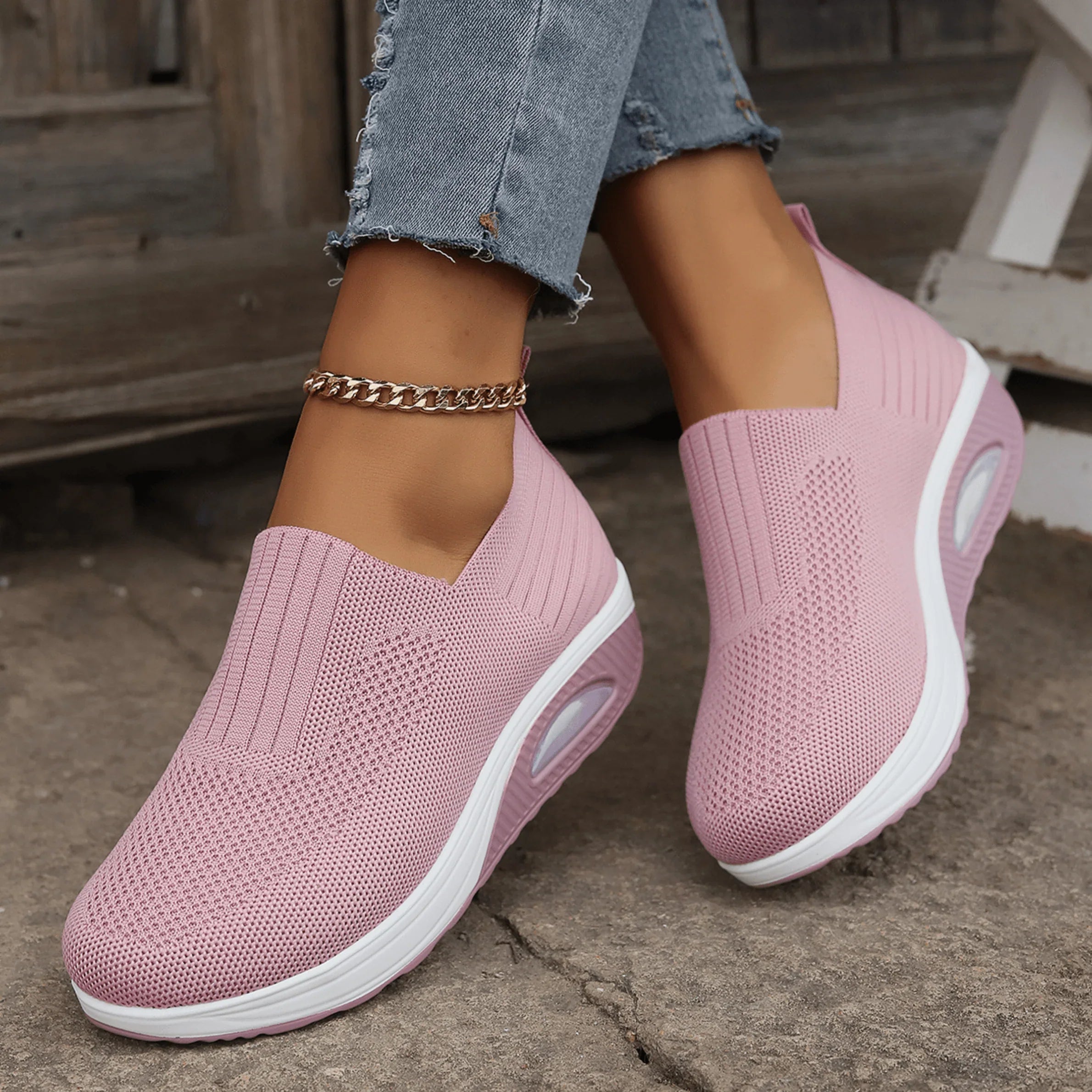 Easy Slip On Breathable Comfort Women's Sneakers