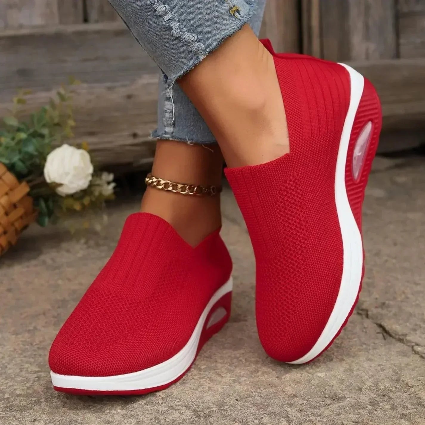 Easy Slip On Breathable Comfort Women's Sneakers