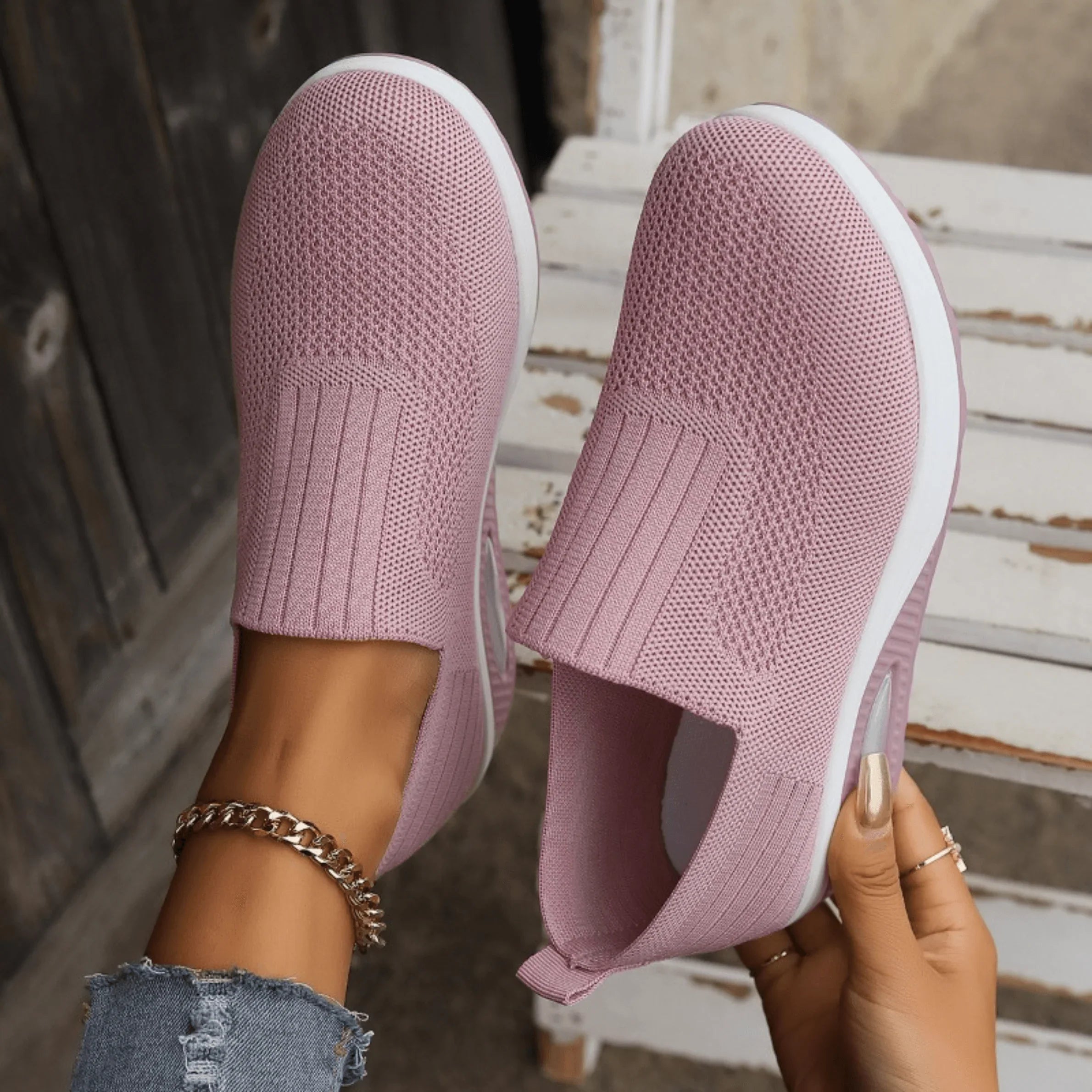 Easy Slip On Breathable Comfort Women's Sneakers