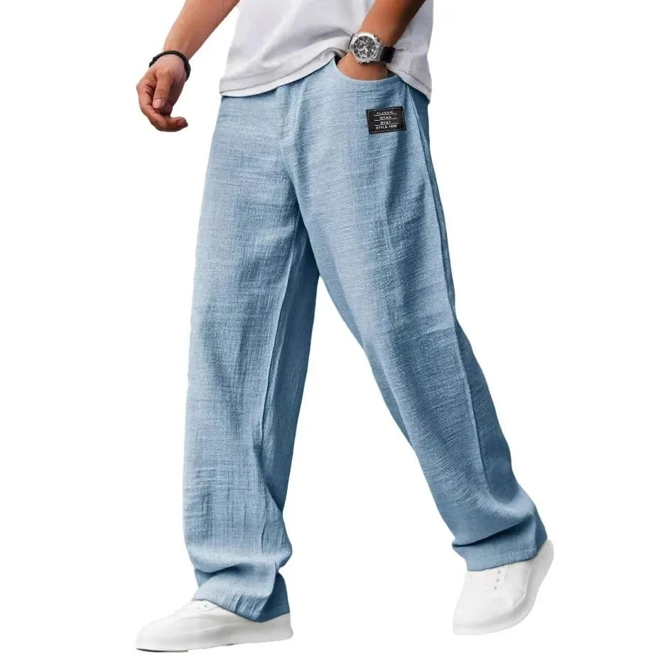 Lightweight Comfortable Straight Leg Pants