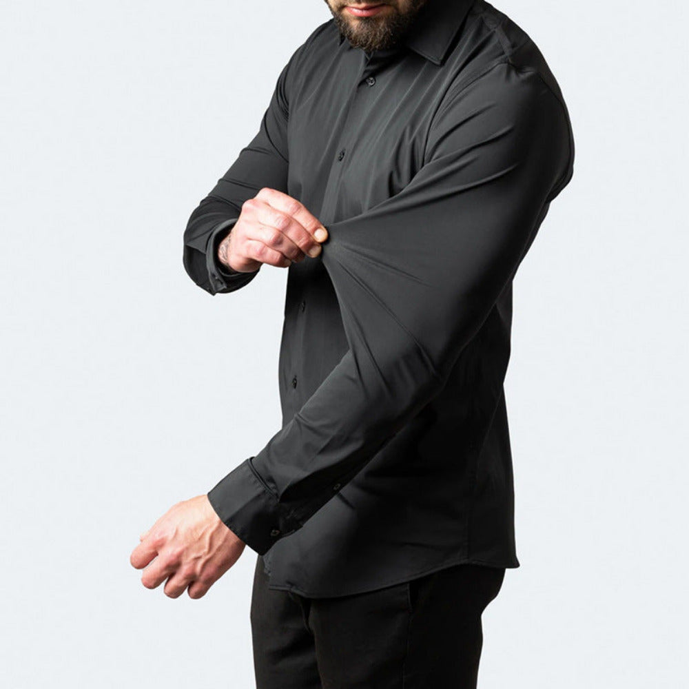 Stretch Wrinkle Resistant Men’s Shirt