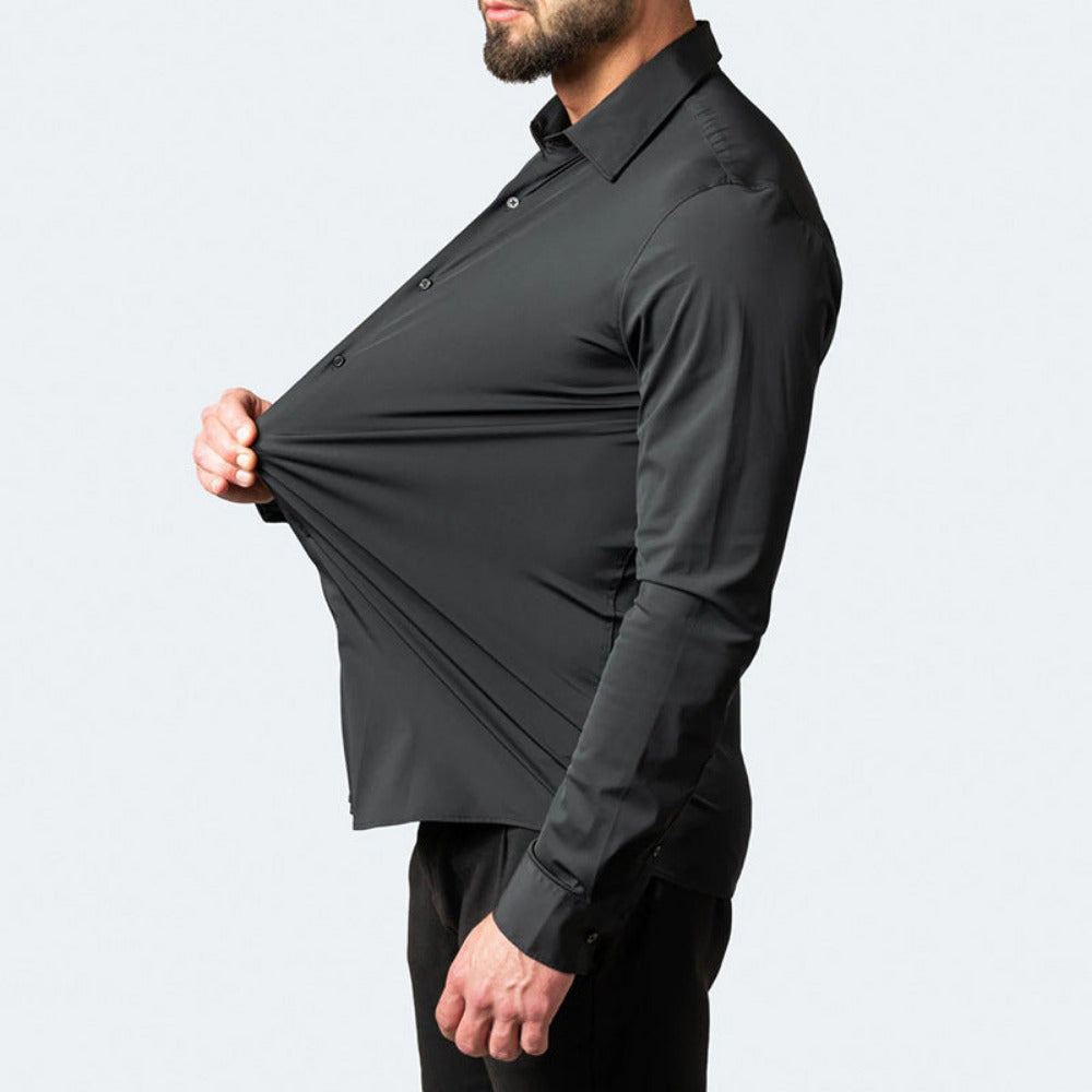 Stretch Wrinkle Resistant Men’s Shirt