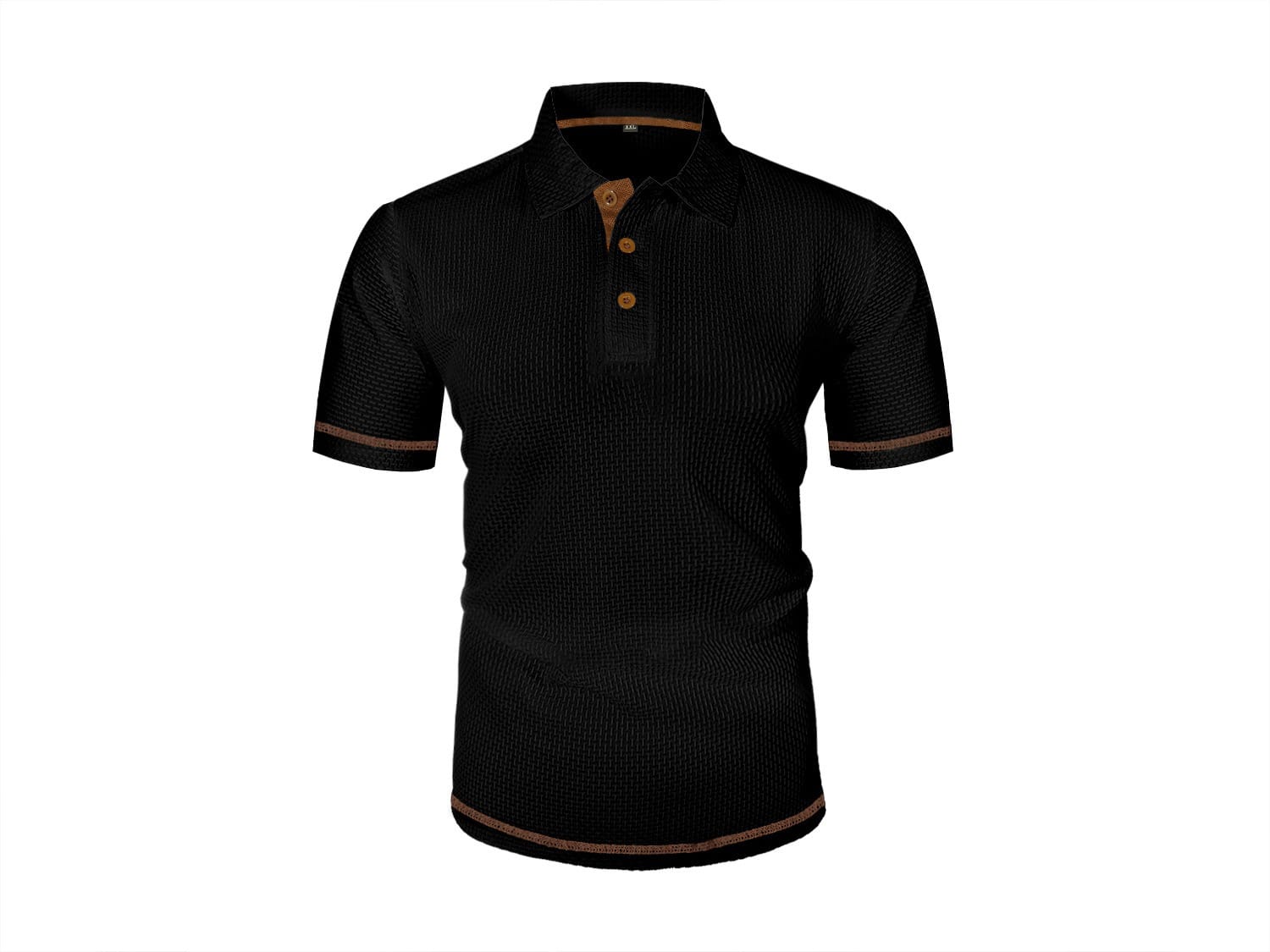 Breathable Modern Knitted Texture Men's Polo Shirt