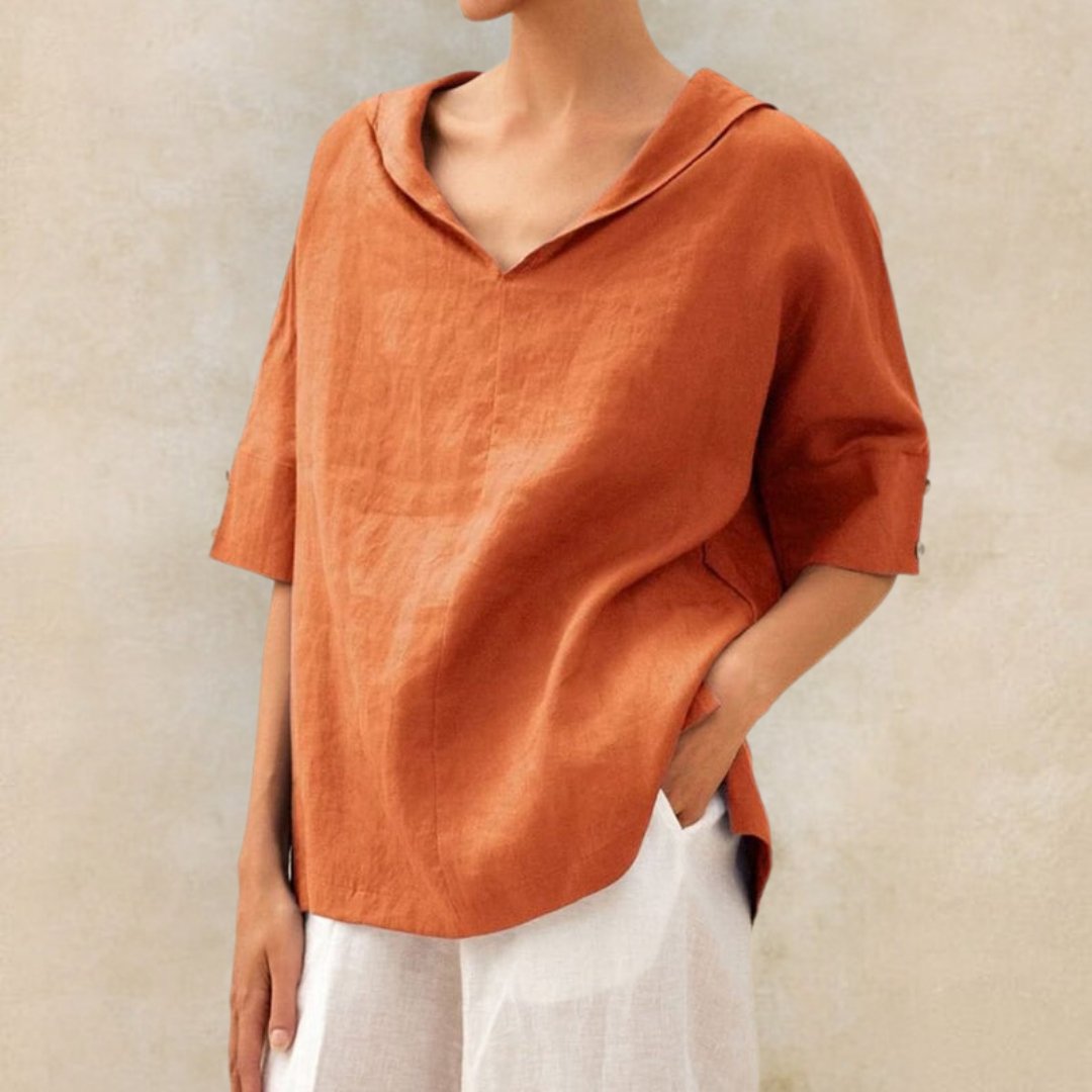 V Neck Casual Shirt