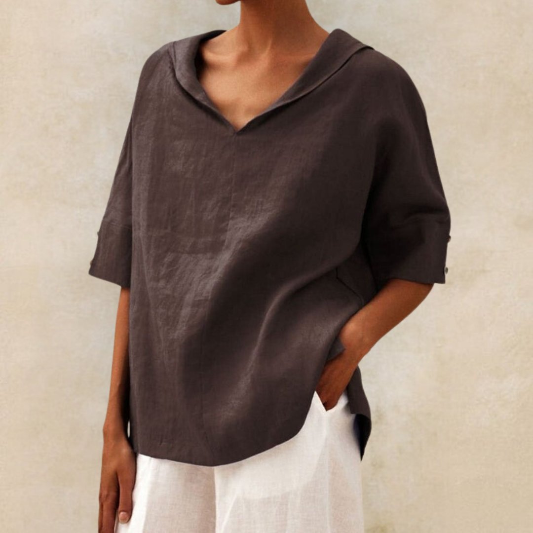 V Neck Casual Shirt