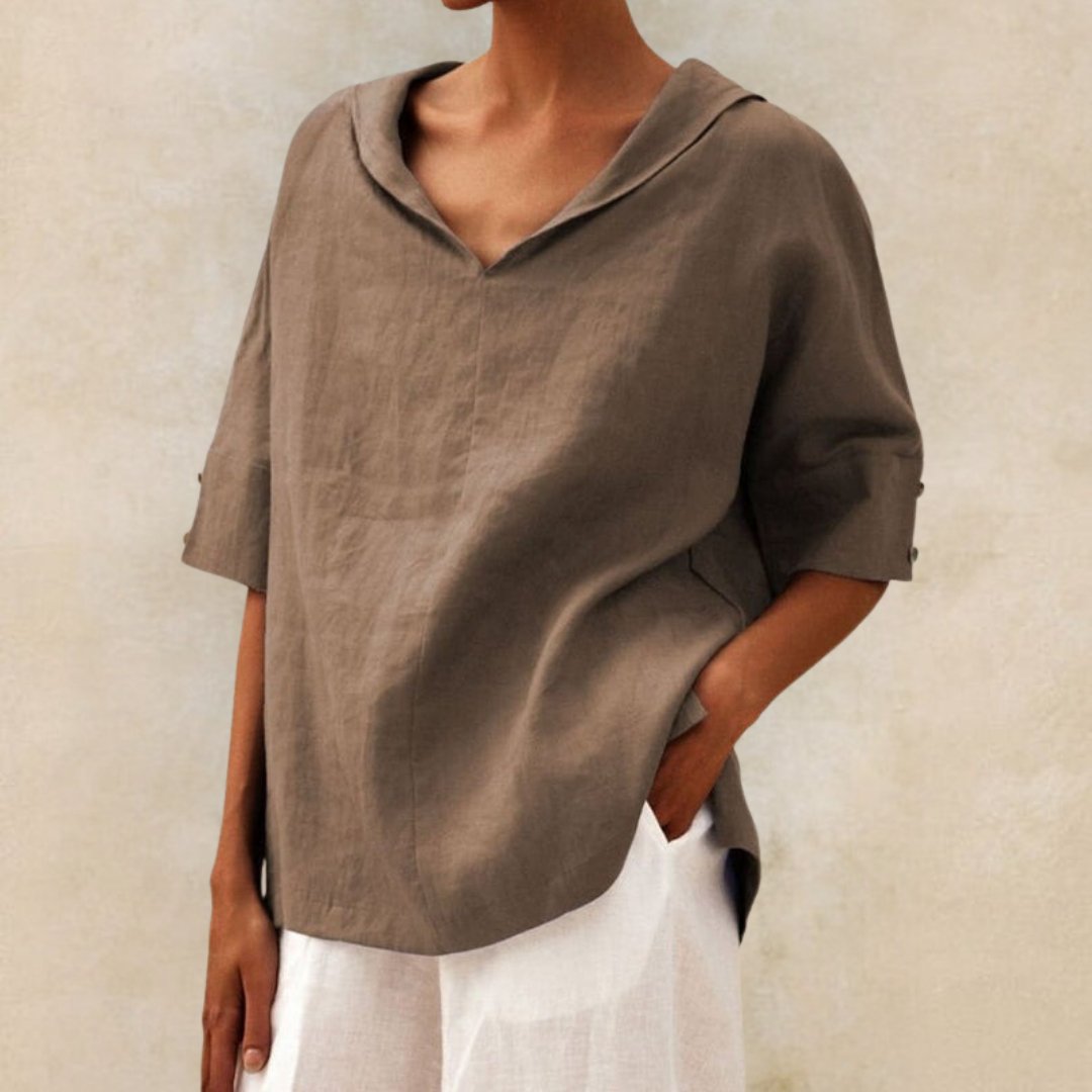 V Neck Casual Shirt