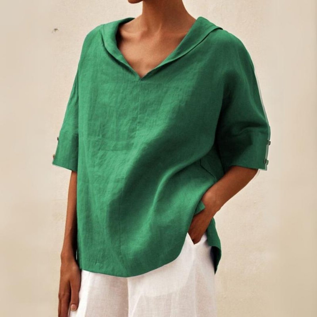 V Neck Casual Shirt