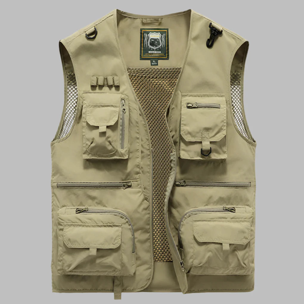 Multi Pocket Lightweight Comfort Summer Vest for Men