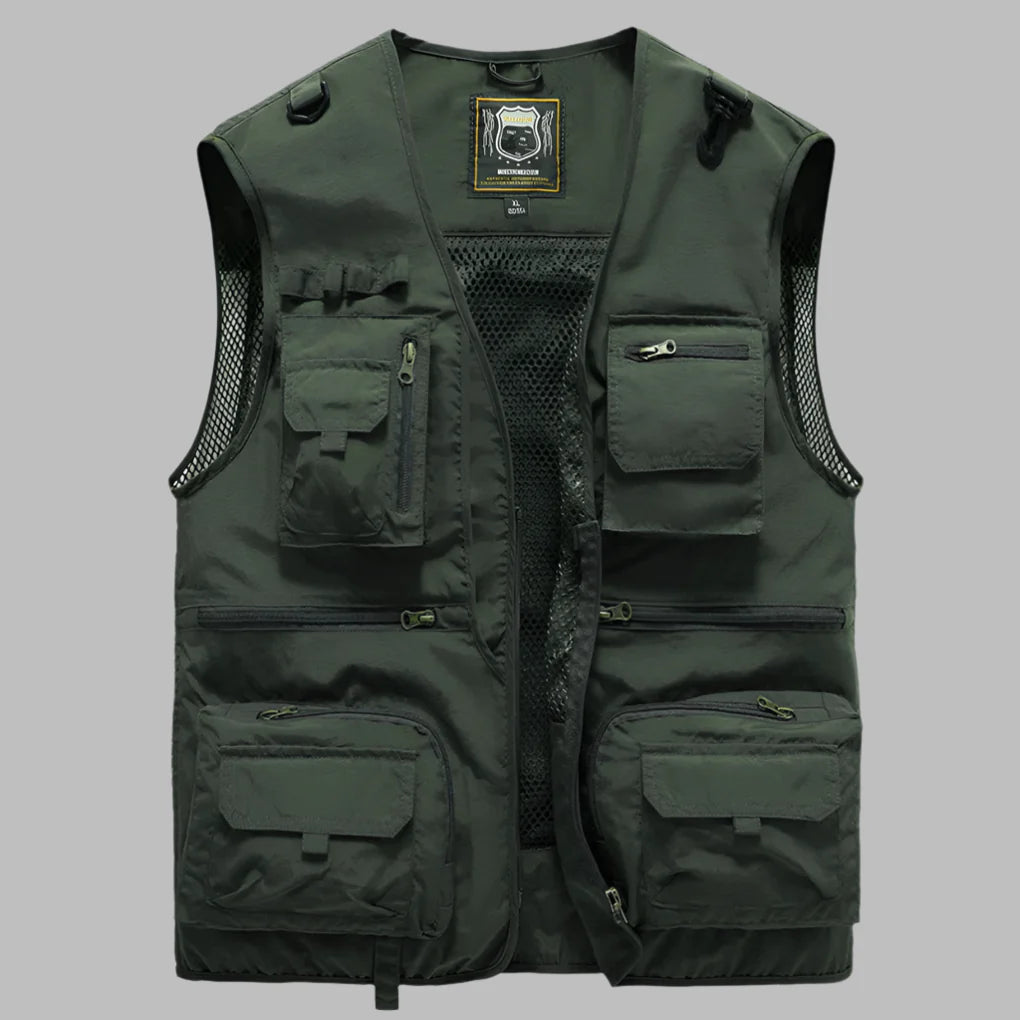Multi Pocket Lightweight Comfort Summer Vest for Men