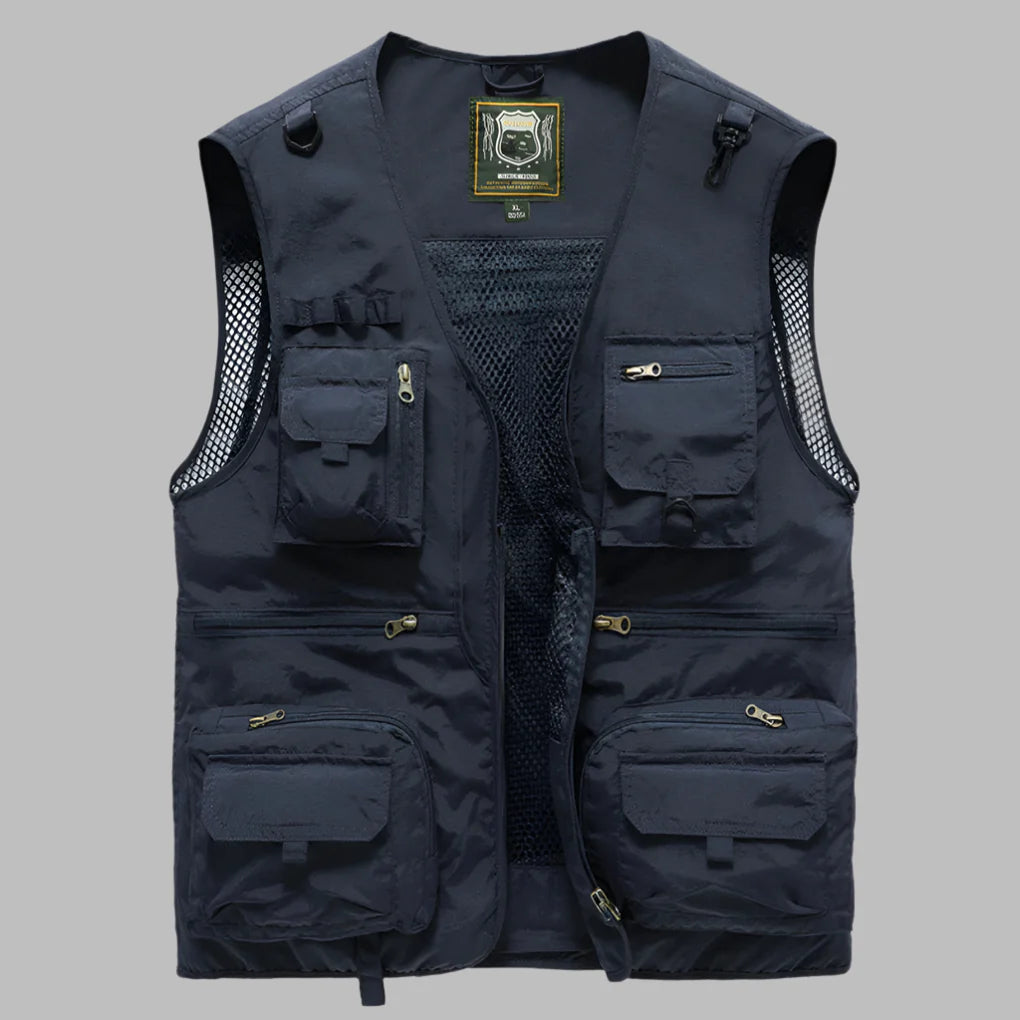 Multi Pocket Lightweight Comfort Summer Vest for Men