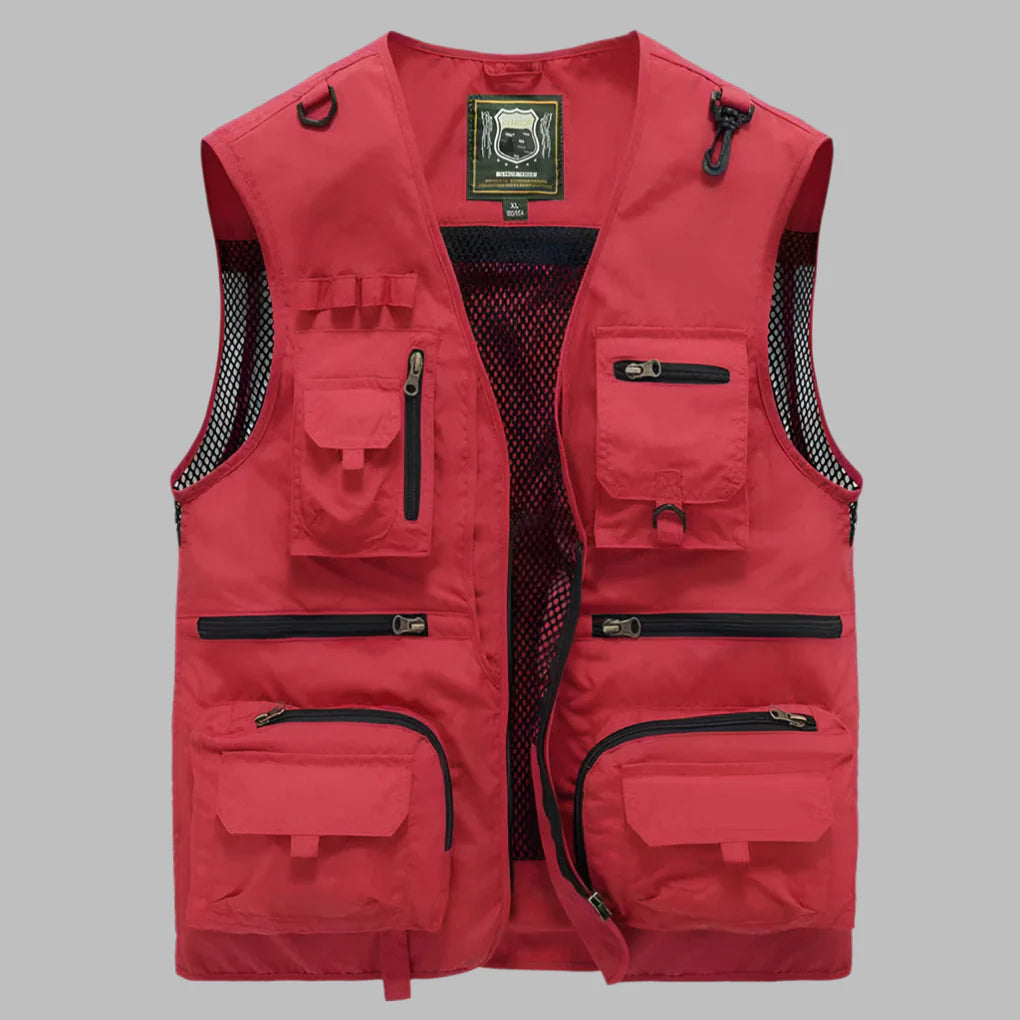 Multi Pocket Lightweight Comfort Summer Vest for Men